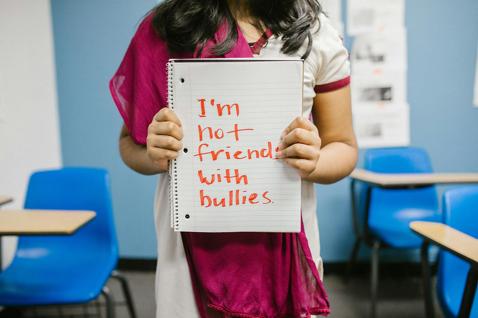 I'm not friends with bullies!